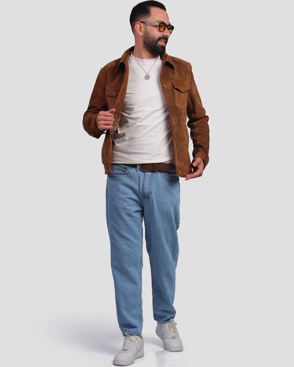 Veste en Daim Regular Fit  ɴ𝓸𝓾𝓿𝓮𝓵𝓵𝓮 𝓬𝓸𝓵𝓵𝓮𝓬𝓽𝓲𝓸𝓷