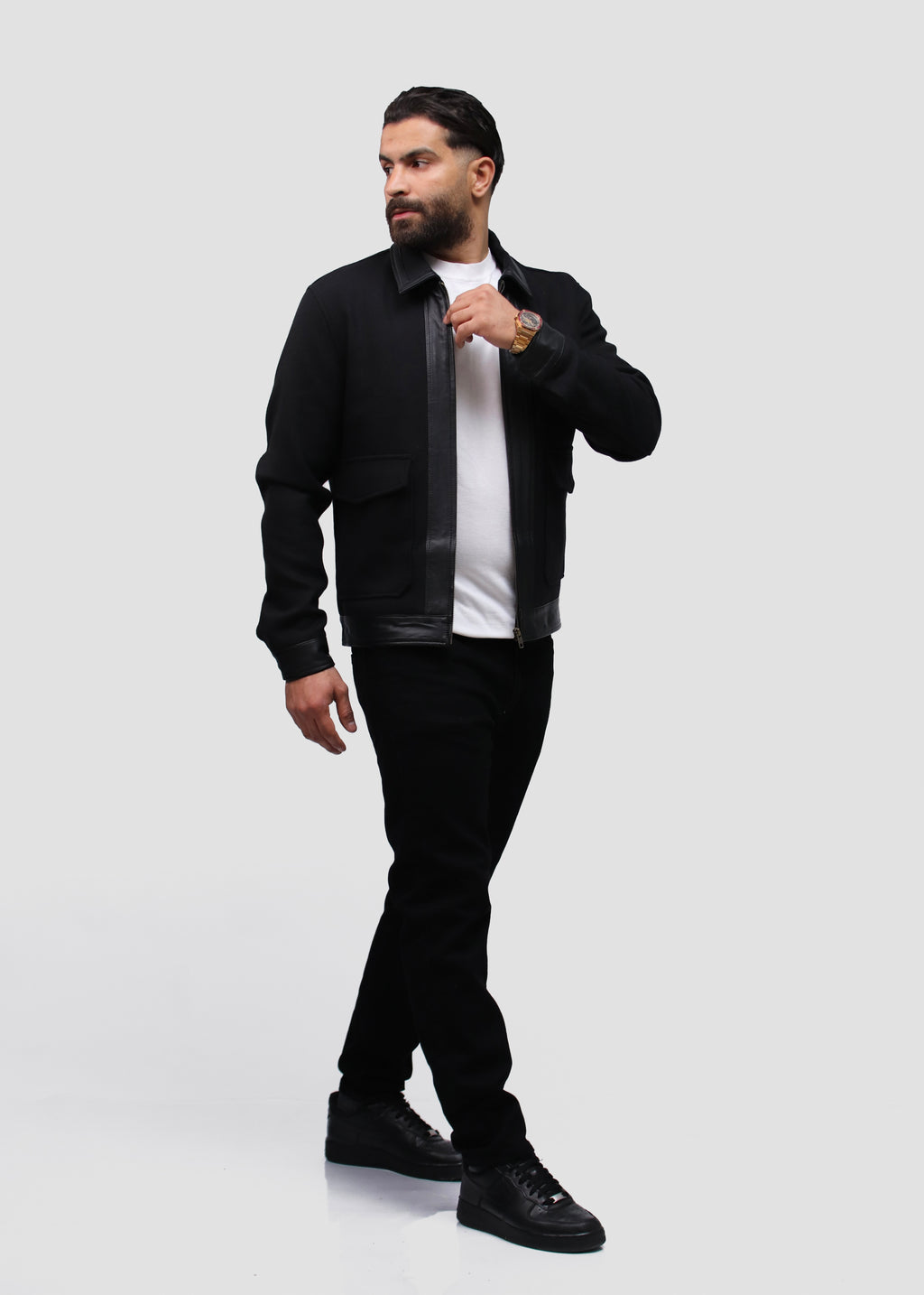 Veste en cachemire & cuir ɴ𝓸𝓾𝓿𝓮𝓵𝓵𝓮 𝓬𝓸𝓵𝓵𝓮𝓬𝓽𝓲𝓸𝓷