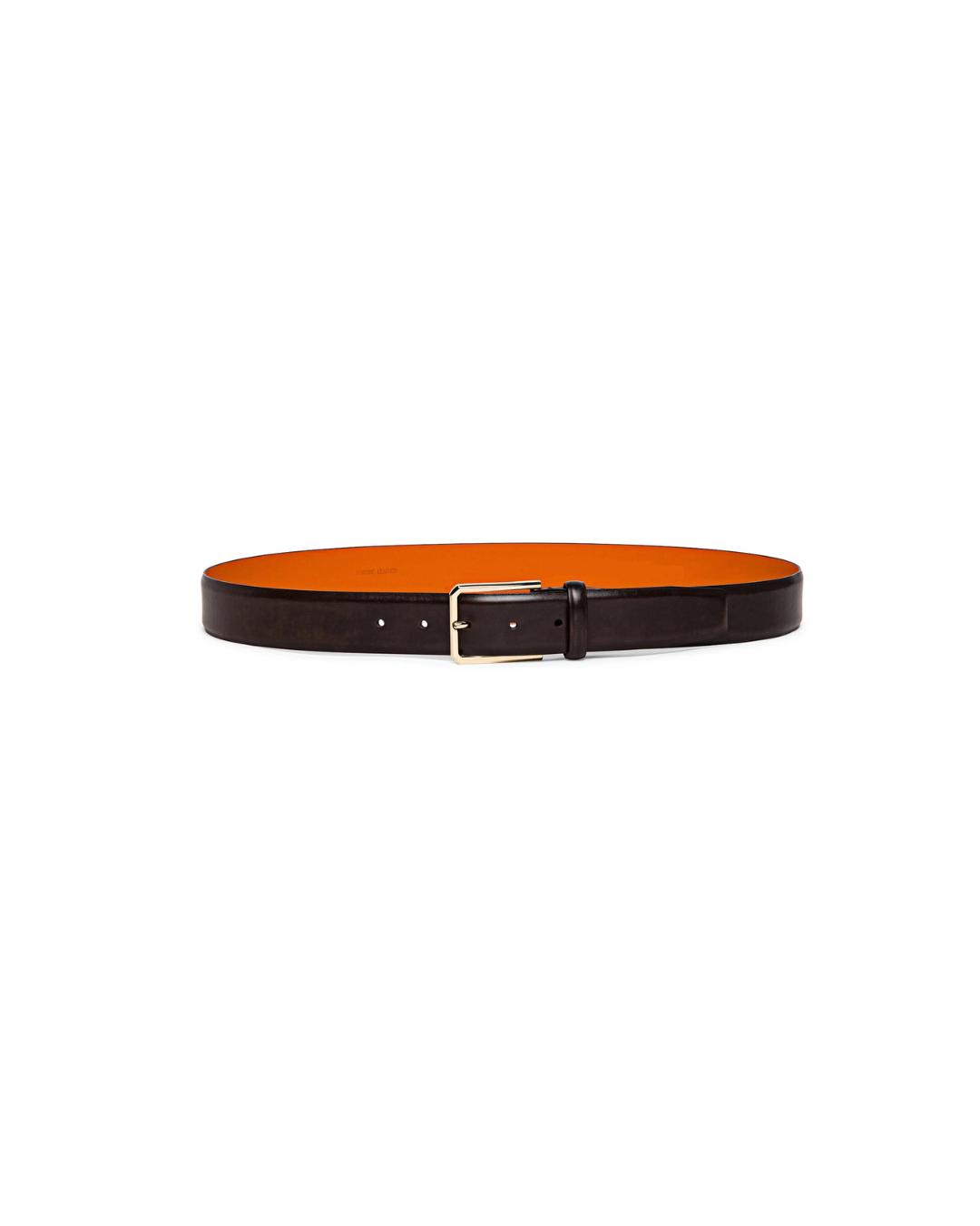Ceinture réglable en cuir noir