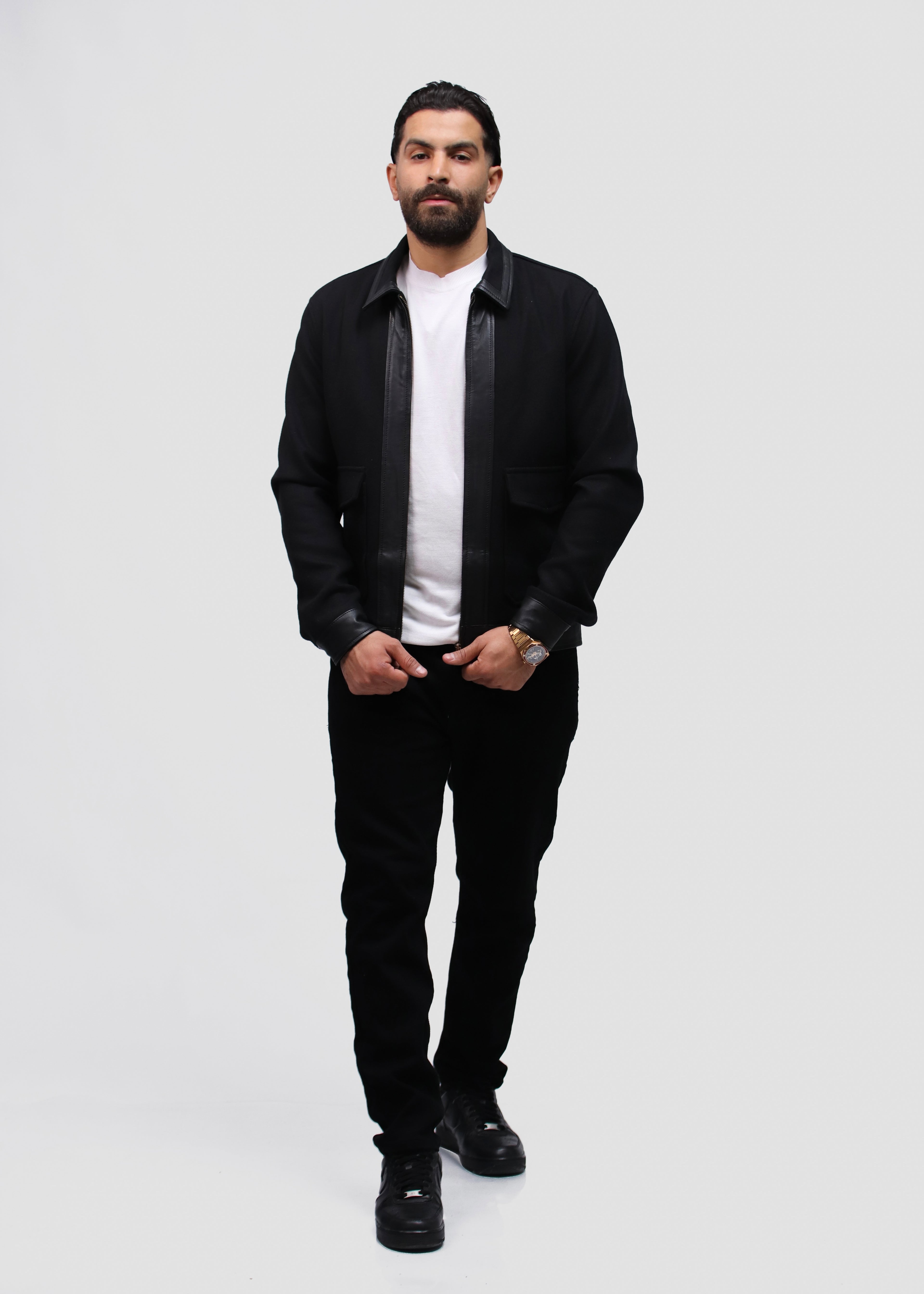 Veste en cachemire & cuir ɴ𝓸𝓾𝓿𝓮𝓵𝓵𝓮 𝓬𝓸𝓵𝓵𝓮𝓬𝓽𝓲𝓸𝓷