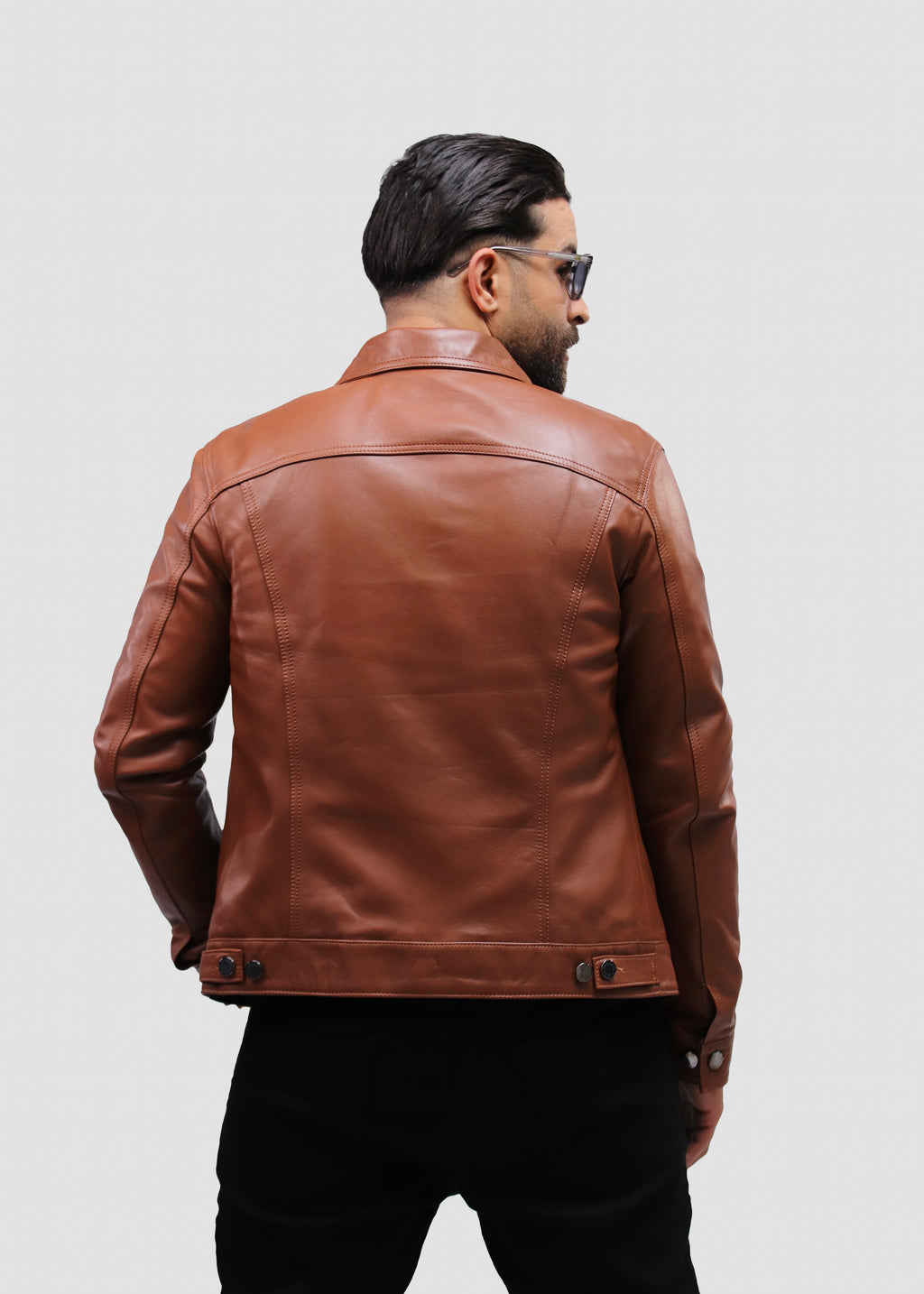 Veste en Cuir grasador Regular Fit  ɴ𝓸𝓾𝓿𝓮𝓵𝓵𝓮 𝓬𝓸𝓵𝓵𝓮𝓬𝓽𝓲𝓸𝓷