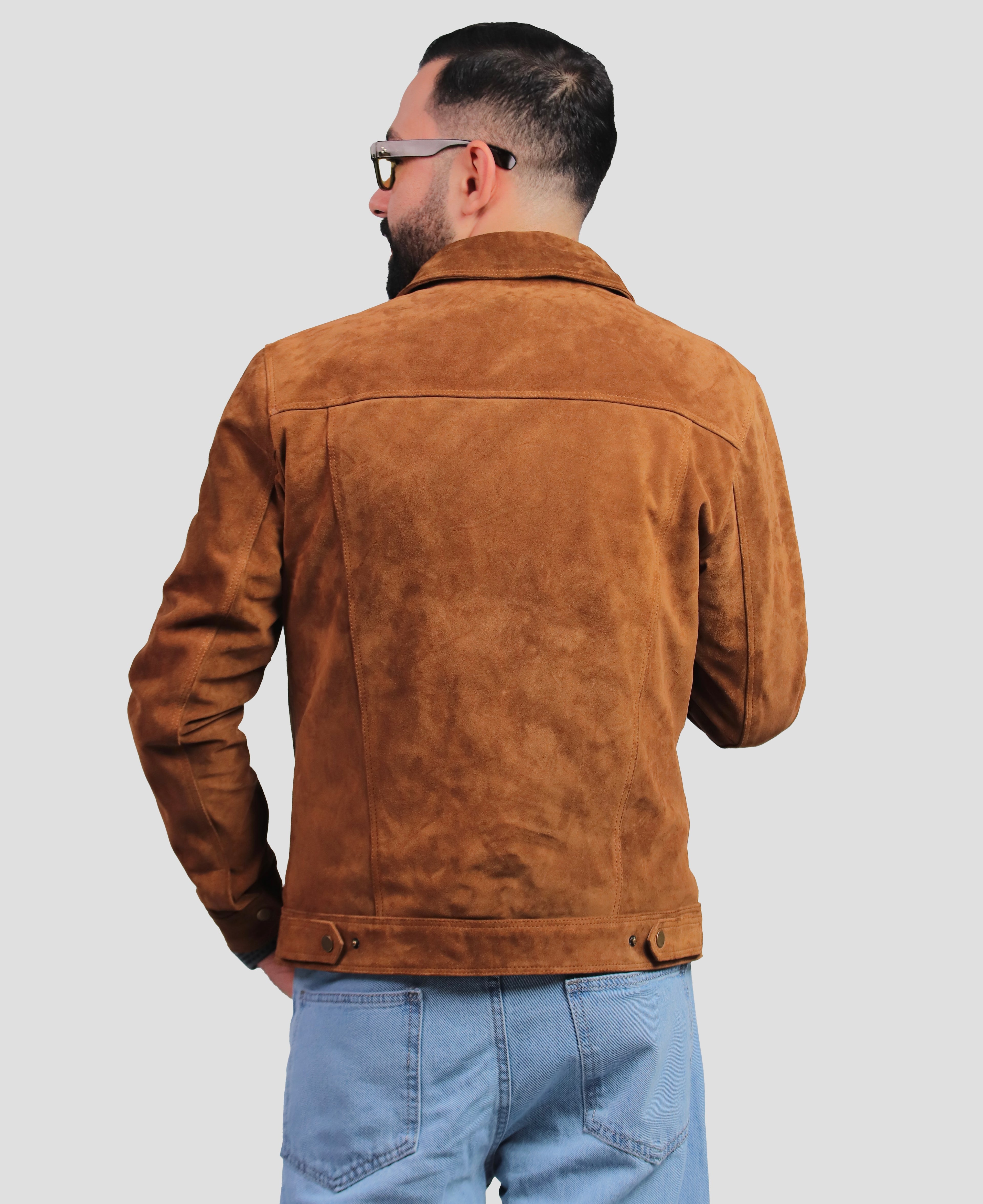 Veste en Daim Regular Fit  ɴ𝓸𝓾𝓿𝓮𝓵𝓵𝓮 𝓬𝓸𝓵𝓵𝓮𝓬𝓽𝓲𝓸𝓷