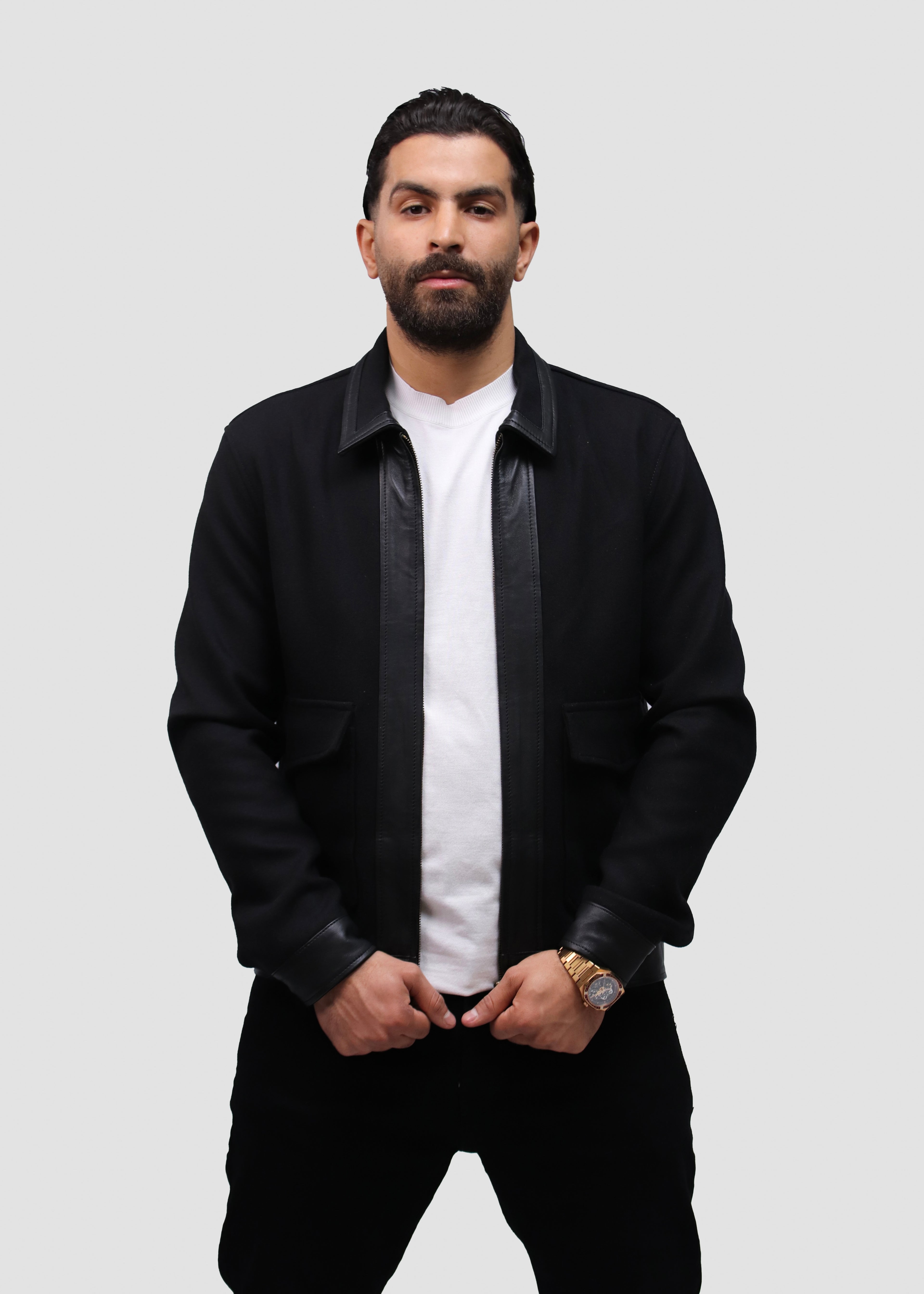 Veste en cachemire & cuir ɴ𝓸𝓾𝓿𝓮𝓵𝓵𝓮 𝓬𝓸𝓵𝓵𝓮𝓬𝓽𝓲𝓸𝓷