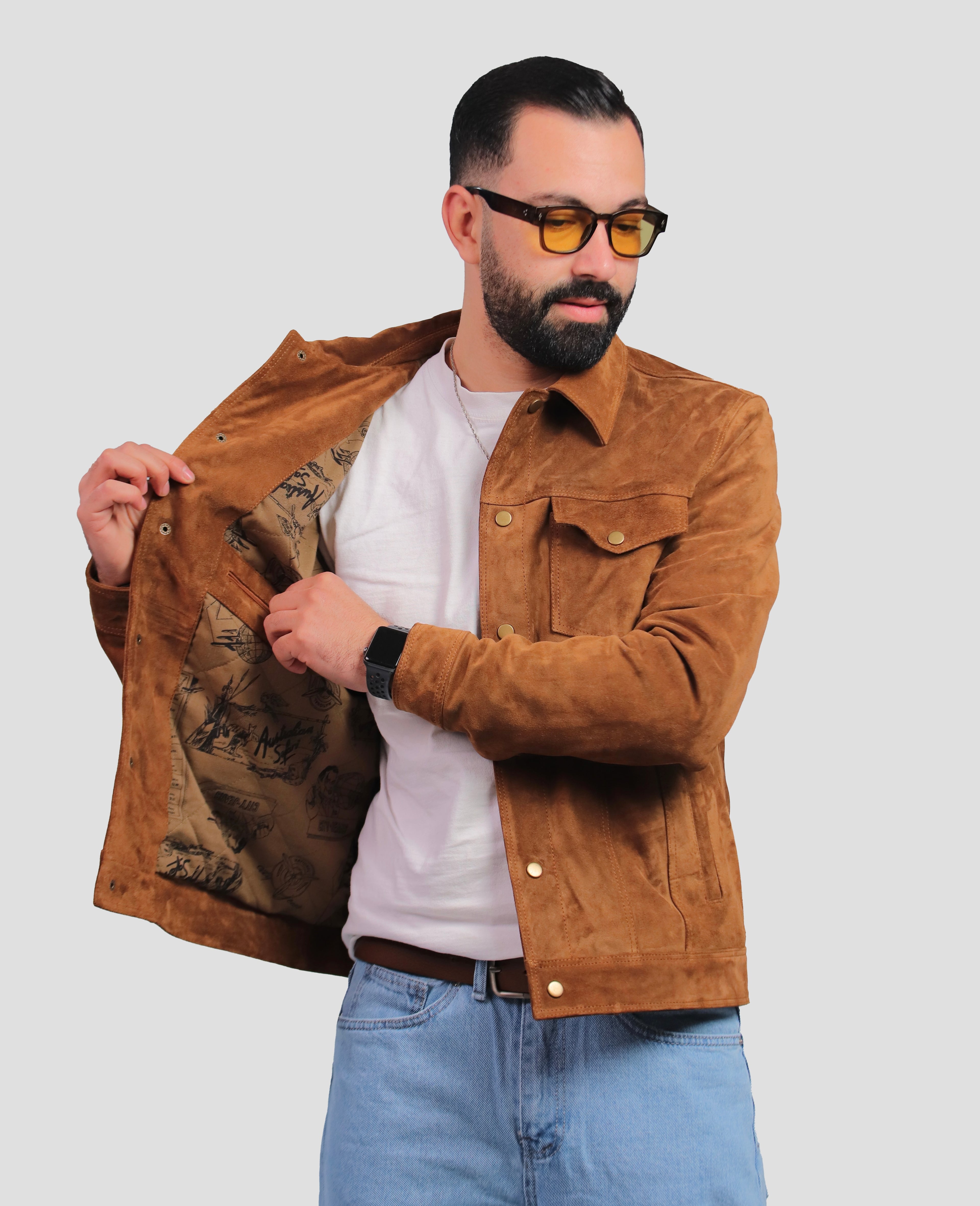 Veste en Daim Regular Fit  ɴ𝓸𝓾𝓿𝓮𝓵𝓵𝓮 𝓬𝓸𝓵𝓵𝓮𝓬𝓽𝓲𝓸𝓷