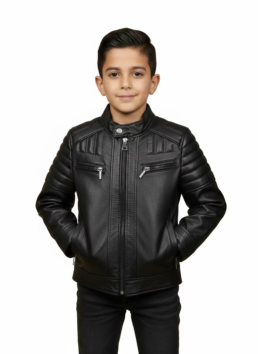 jacket cuir pour garçon