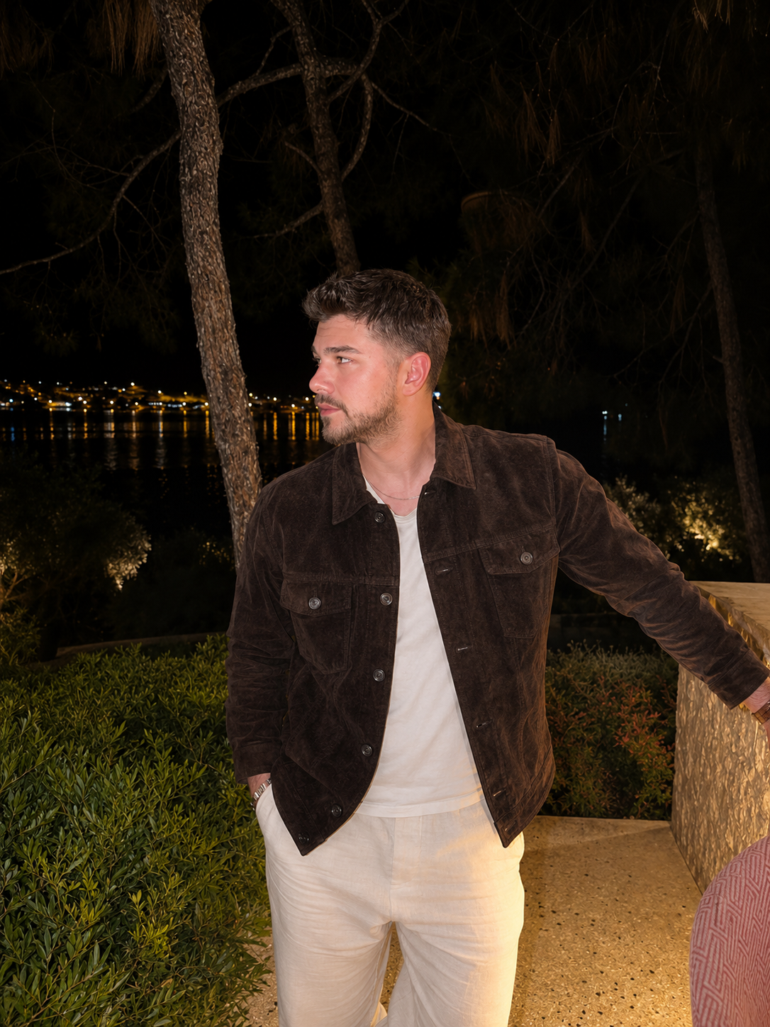 Sur-chemise en daim