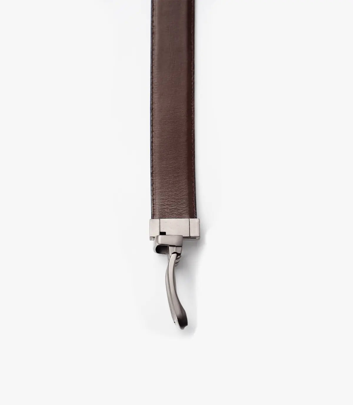 CEINTURE  en Cuir Double Face, bleu-tabac